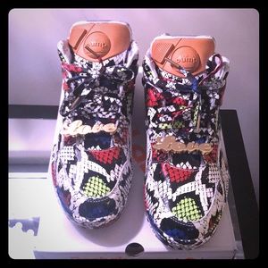 Melody Ehsani Snakeskin Sneakers